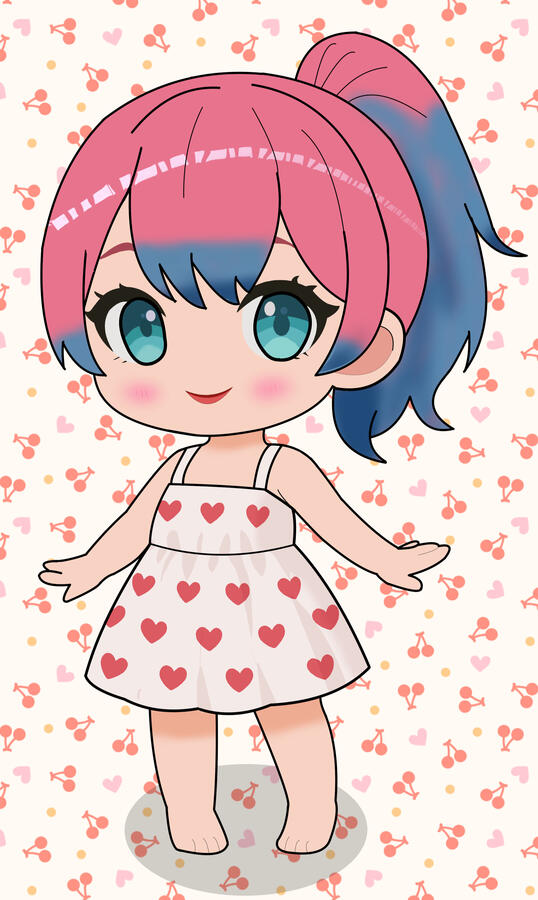 Chibi hyur in a more detailed style